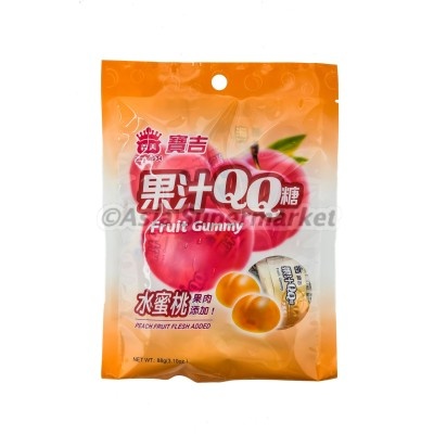 Peach fruit gummy