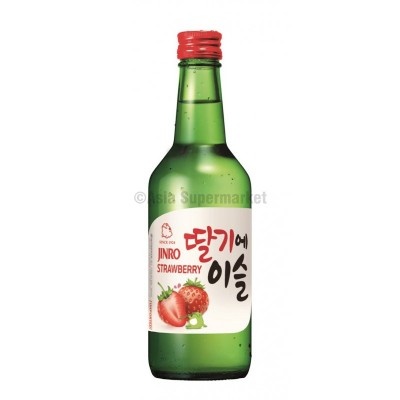 Korean soju drink strawberry