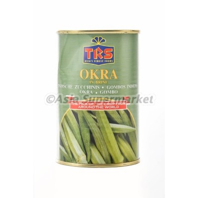 Canned salted okra