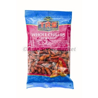 Extra hot whole chillies