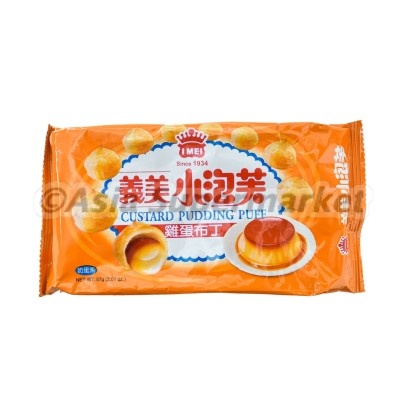 Custard pudding puff