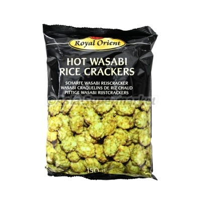 Rice crackers with wasabi