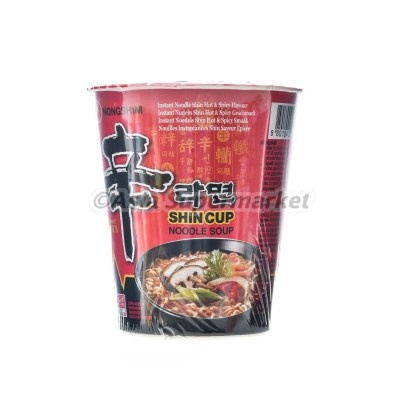 Instant cup noodle Shin hot&spicy flavour