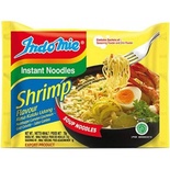 Instant noodles with shrimp flavour