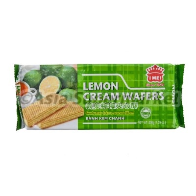 Lemon cream wafers