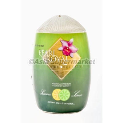 Coconut water with taste of limona in limeta