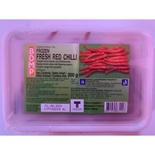 Frozen fresh red chilli