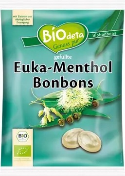 Bonboni z evkaliptusom in meto