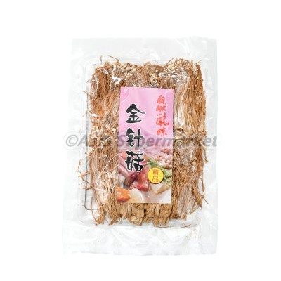 Dried enoki mushrooms