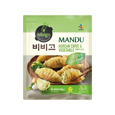 Cmoki Mandu z drobnjakom in zelenjavo