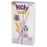 Pocky Blueberry Yoghurt (flavored cream with real blueberry flakes),