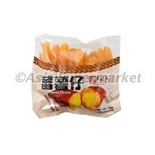 Dried orange potato snack